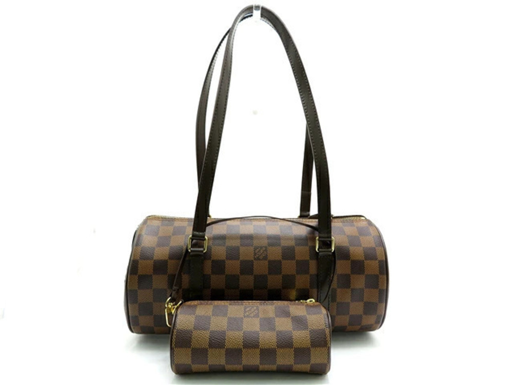 LOUIS VUITTON Shoulder Bag Papillon Damier Ebene Brown